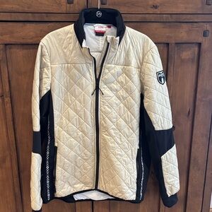Women's Swix Cream and Black Lightweight/Warm Ski or Casual Jacket